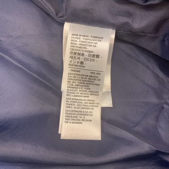 Sz 2XL Levi's Workwear Overshirt Quilted Denim Jacket Shacket Men's MSRP $128 - Picture 10 of 11